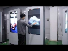 75 Inch 65 Inch Outdoor Floor Standing Lcd Touch Screen Advertising Display Digital Signage Kiosk