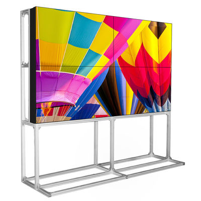 pantalla que empalma estrecha de la pantalla 4k 55Inch LCD del bisel de 1.7m m para la publicidad