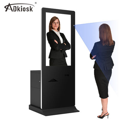 cabina interactiva 49Inch de la foto de Selfie del quiosco de la pantalla LCD táctil de 604m m