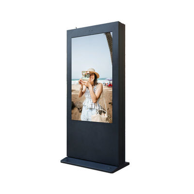 los tableros al aire libre de la muestra de 55 pulgadas 4K Digitaces visualización prenda impermeable del ángulo de la pantalla 89