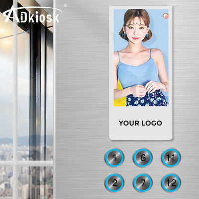 La exhibición del LCD de la señalización de 18,5 de la pulgada Digitaces del 16:9/la publicidad del elevador defiende el 16.7M Color
