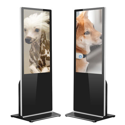 Publicidad del piso del LCD del monitor que coloca la corrosión anti 280cd/m2 de la señalización 75inch de Digitaces