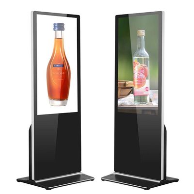 Situación interior del piso que hace publicidad de la exhibición 65Inch FHD LCD de la señalización de Digitaces