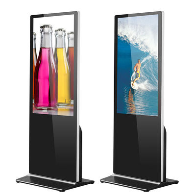 Situación interior del piso que hace publicidad de la exhibición 65Inch FHD LCD de la señalización de Digitaces