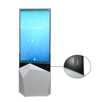 Señalización echada a un lado doble del quiosco 55inch OLED Digitaces de la situación del piso que hace publicidad de la exhibición