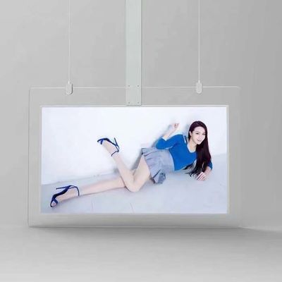 700 liendres que cuelgan el indicador digital echado a un lado doble transparente de la pantalla LCD 55inch OLED