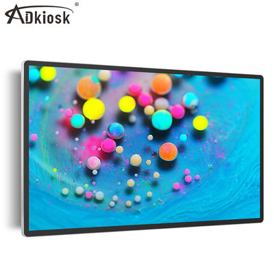 La visualización del menú de Android 27inch 60HZ Digitaces pantalla al jugador de la señalización de 4K Digitaces