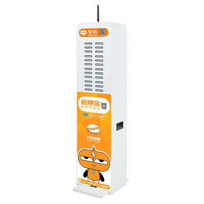 Ranuras portátiles de alquiler de la estación 24 del banco del poder 450W de la estación de carga del teléfono con la etiqueta engomada