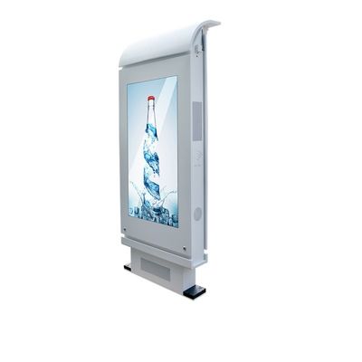 4000:1 piso al aire libre de la prenda impermeable de la señalización de 55 Digitaces de la pulgada que coloca al jugador de la publicidad del LCD