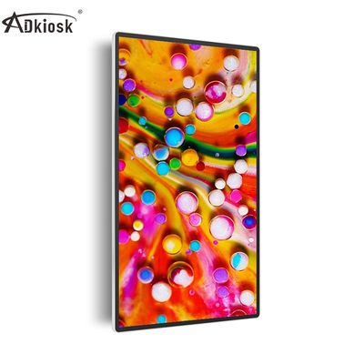 Pulgada montada en la pared ultra fina 400cd/m2 interior de la señalización 21,5 de Digitaces