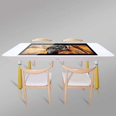 ROM elegante capacitiva 8GB de la prenda impermeable 55inch de la mesa de centro de la pantalla táctil de Android