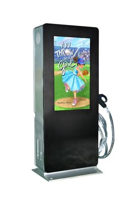 32 vidrio de la pantalla táctil 6m m de Digitaces de la pulgada con el tótem al aire libre de Digitaces del poder retroiluminado