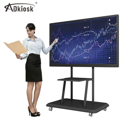 Super Clear electrónico interactivo infrarrojo de 65inch Whiteboard 4k LCD Digital
