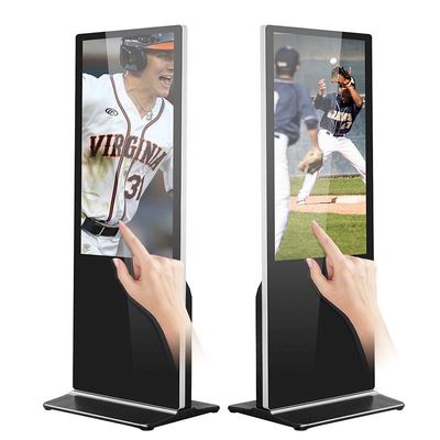 OS interactivo 65Inch de la PC de la CPU del monitor i3 i5 del quiosco de la pantalla táctil del LCD de la resolución 4k