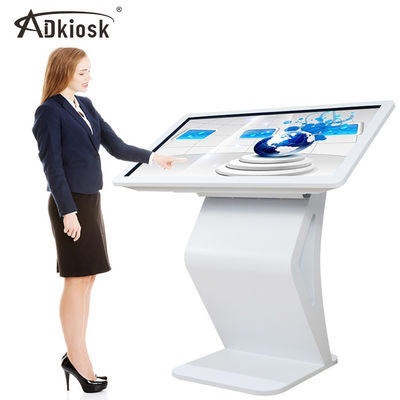 Quiosco interactivo LCD de la pantalla táctil del 16:9 del soporte que hace publicidad del monitor de exhibición el 16.7M Color