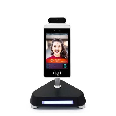 El terminal IP65 del reconocimiento de cara del control de acceso impermeabiliza el almacenamiento montado en la pared 8G