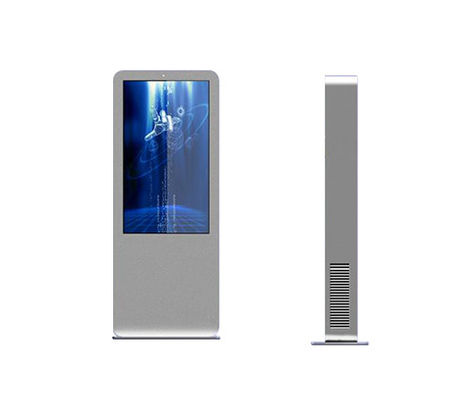 piso de la pantalla de la publicidad de 75in 2000nits LCD que coloca la señalización de Digitaces al aire libre