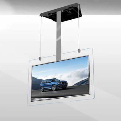 700 liendres que cuelgan el indicador digital echado a un lado doble transparente de la pantalla LCD 55inch OLED