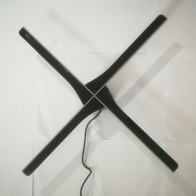 fan olográfica ligera del proyector de la exhibición de la fan del holograma de la suspensión 3D de las gotas de la lámpara del 100cm 1406pcs LED