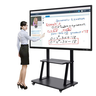 Pantalla táctil de Android 6,0 Whiteboard interactivo 400cd/M2 Ir 10 puntos del CCC