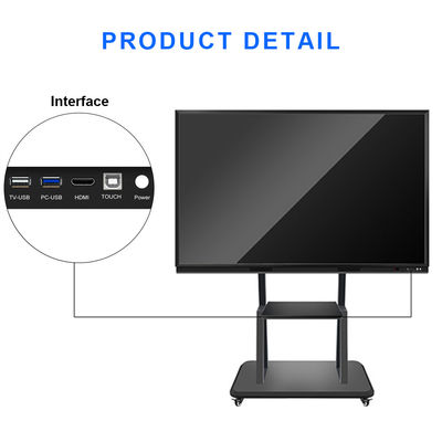 Educación Whiteboard interactivo LCD 55inch Digitaces electrónicas Whiteboard del soporte del piso