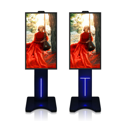 Publicidad vertical del quiosco AC100-240v 2500cd/M2 del panel AGLR LCD del IPS