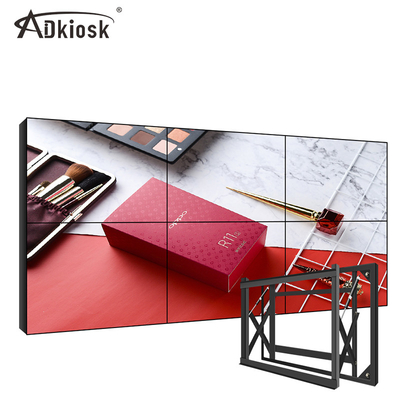 55 bisel de la pantalla 1.7m m de la pulgada que empalma 4x4 LCD con el soporte de aluminio