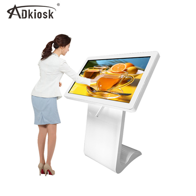 Pulgada interactiva elegante Lcd interior del quiosco 55 de la pantalla táctil de Wayfinding