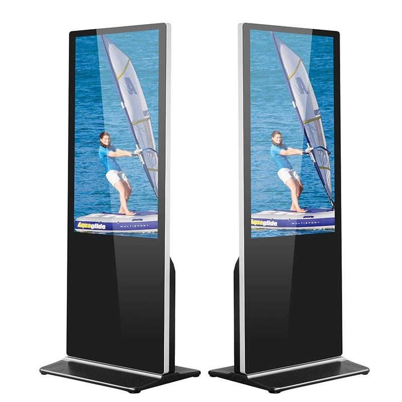 Publicidad del piso del LCD del monitor que coloca la corrosión anti 280cd/m2 de la señalización 75inch de Digitaces