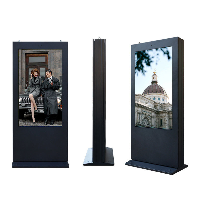 Pantalla de visualización al aire libre de la señalización de Digitaces de la resolución anticorrosión de la caja 55inch 1920*1080