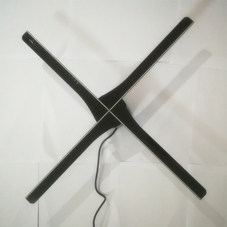 fan olográfica ligera del proyector de la exhibición de la fan del holograma de la suspensión 3D de las gotas de la lámpara del 100cm 1406pcs LED